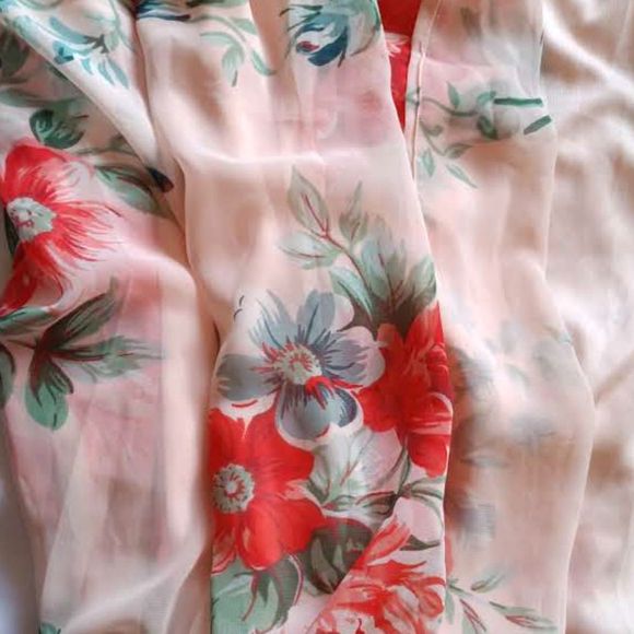 NWT Lulu's Garden Meandering Blush Floral Print Maxi Small V-Neck Sleeveless - Picture 9 of 13